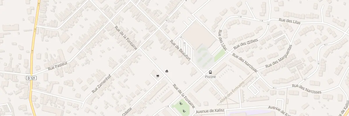 Plan du 102 Rue Beaufort à Hautmont
