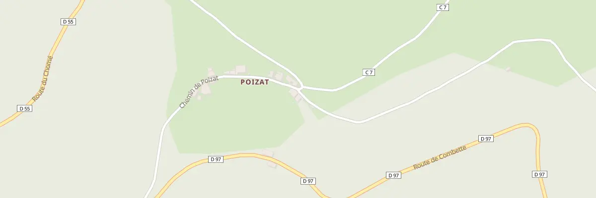 Plan du 5048 Poizat Est à Palogneux