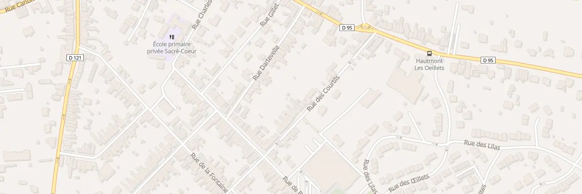 Plan du 32 Rue des Courtils à Hautmont
