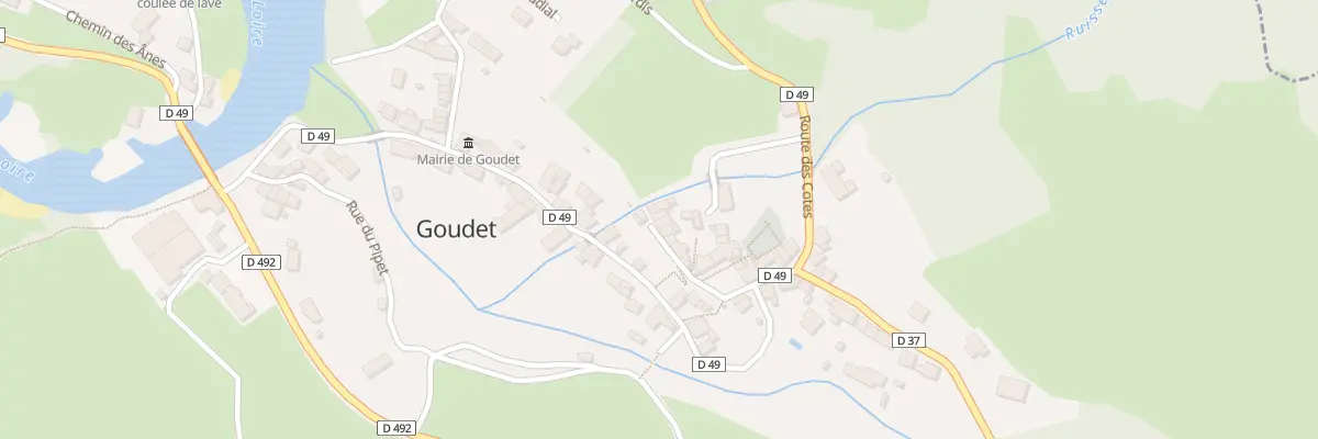 Plan du 3 Rue du Balcon à Goudet