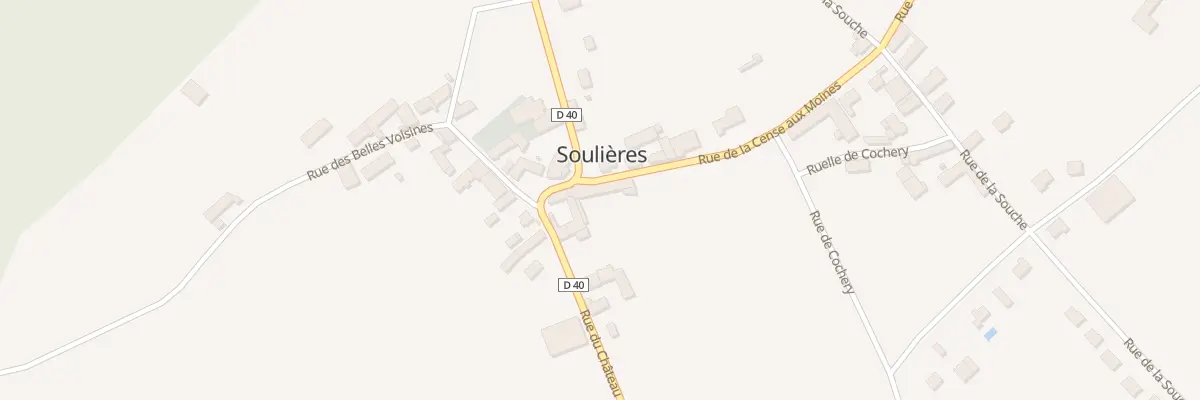 Plan du 1 Pl Saint Martin à Soulières