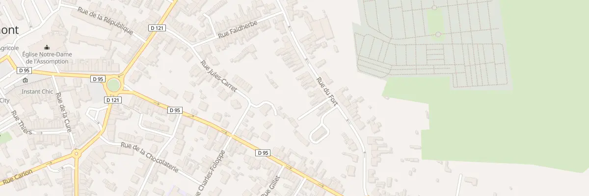 Plan du 54 Rue du Fort à Hautmont