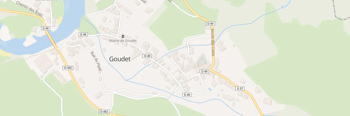 Plan du 5079 Le Bourg à Goudet