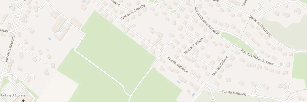Plan du 22 Rue de Méluzien à Avallon