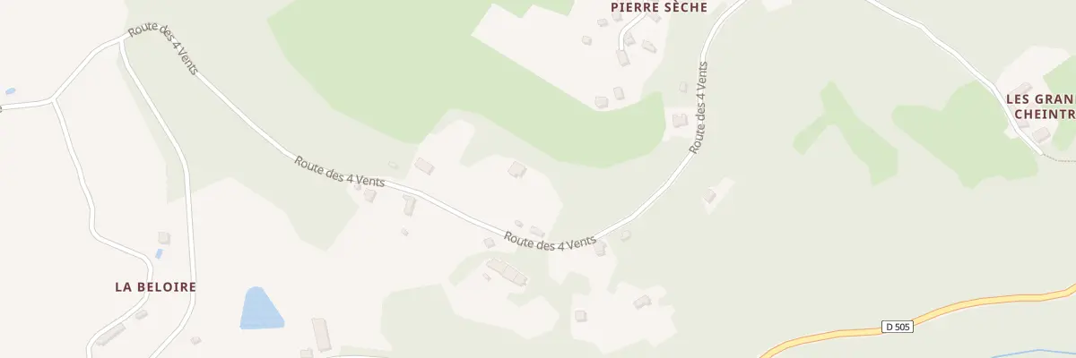 Plan du 17 Rte des 4 Vents à Chaumard