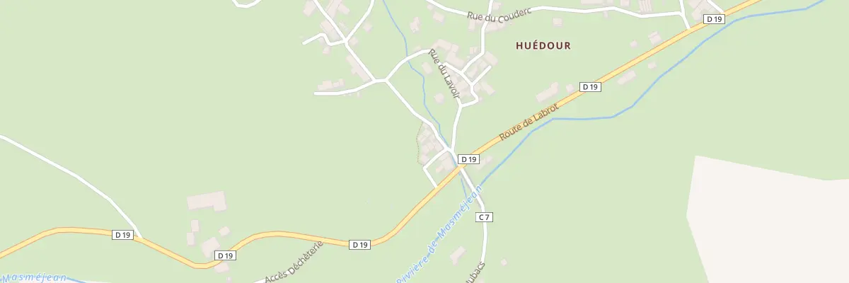 Plan du 5018 Huedour à Saint-Étienne-de-Lugdarès