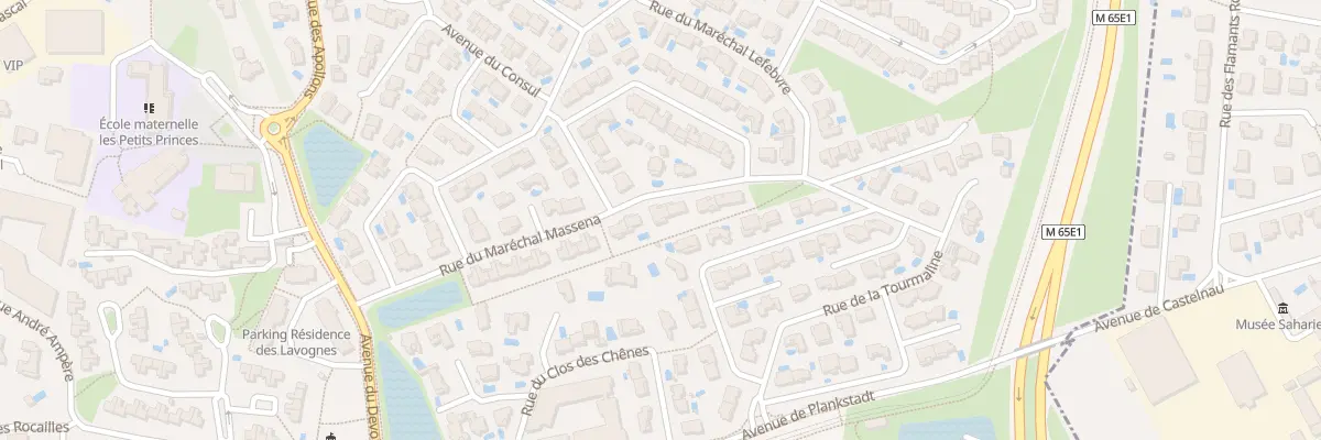 Plan du 30 Rue du Maréchal Massena à Castelnau-le-Lez