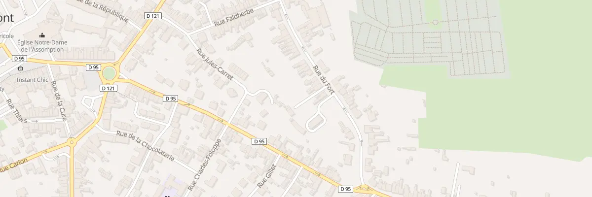 Plan du 58 Rue du Fort à Hautmont