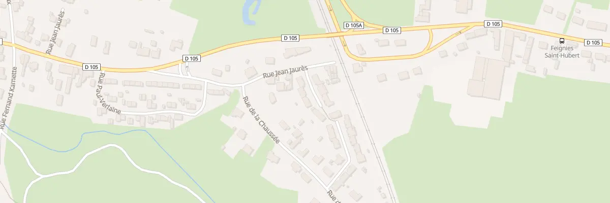 Plan du 6 Rue des Tilleuls à Feignies