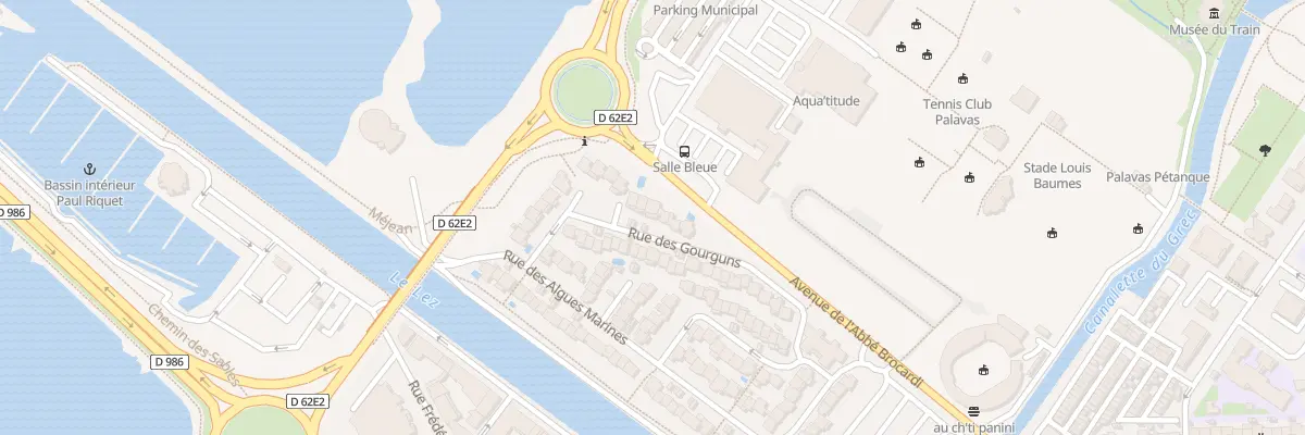 Plan du 8 Rue des Gourguns à Palavas-les-Flots
