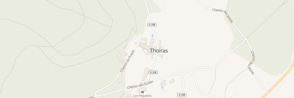 Plan du 7 Calade du Porche à Thoiras-Corbès