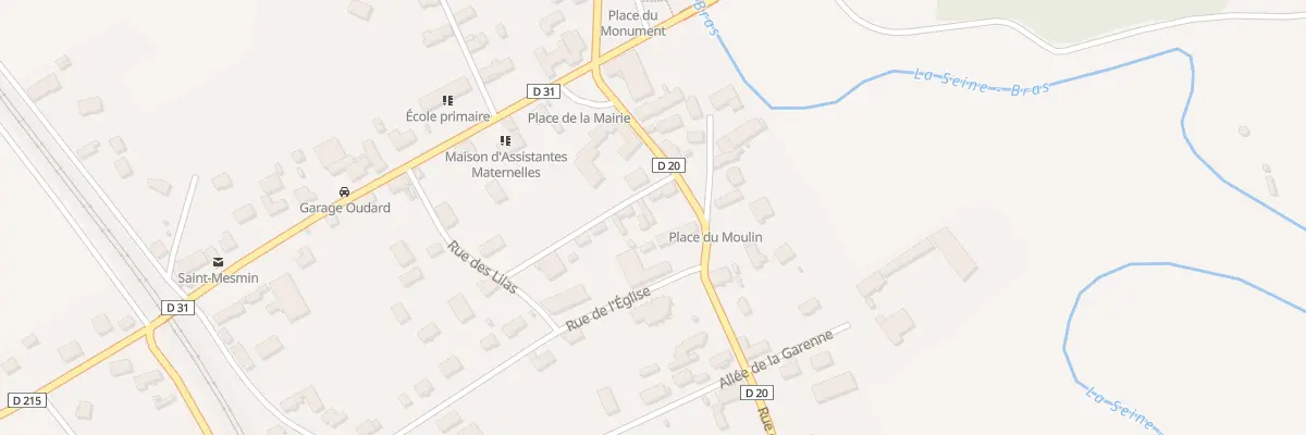 Plan du 1 Rue du Maréchal à Saint-Mesmin