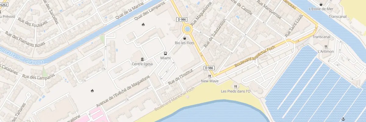 Plan du 32 Av Eveche de Maguelonne à Palavas-les-Flots