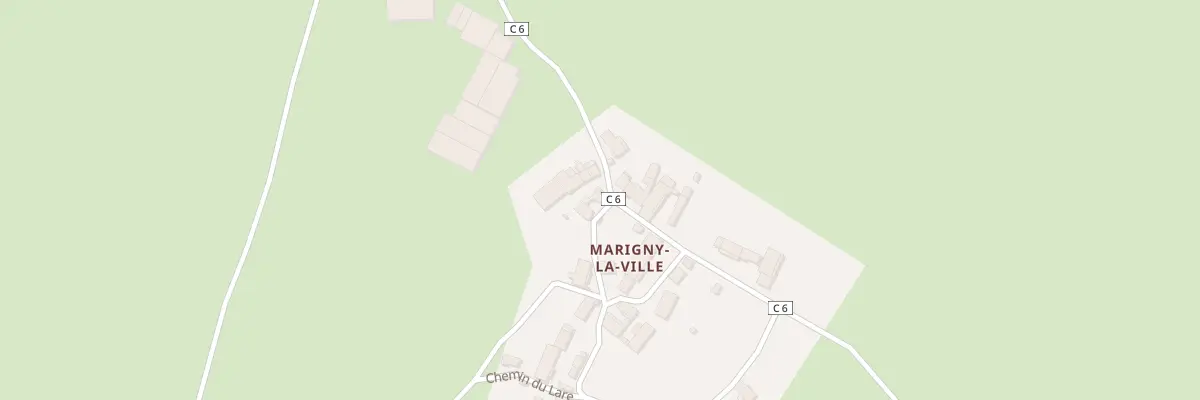 Plan du 2 Che des Carrons à Marigny-l’Église