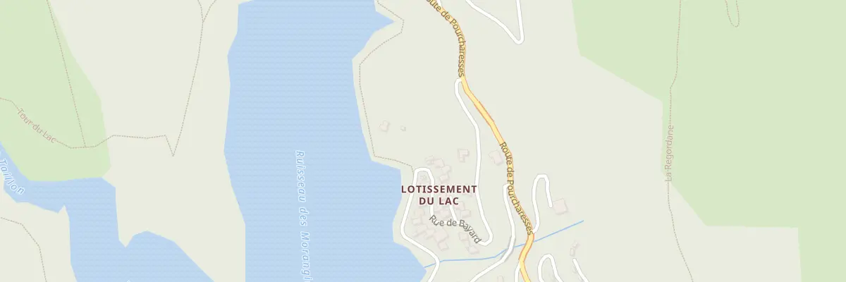 Plan du 5186 Le Lac à Pourcharesses
