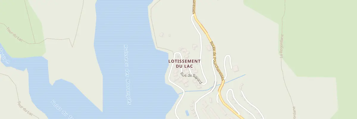 Plan du 5093 Le Lac à Pourcharesses