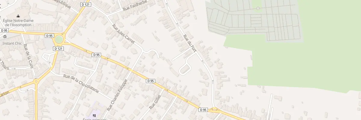 Plan du 64 Rue du Fort à Hautmont