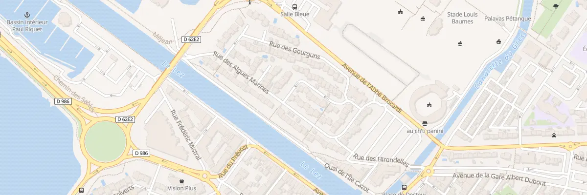 Plan du 30 Rue des Algues Marines à Palavas-les-Flots