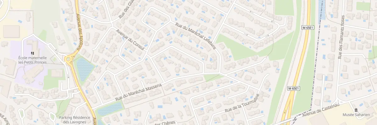 Plan du 16 Rue du Maréchal Murat à Castelnau-le-Lez