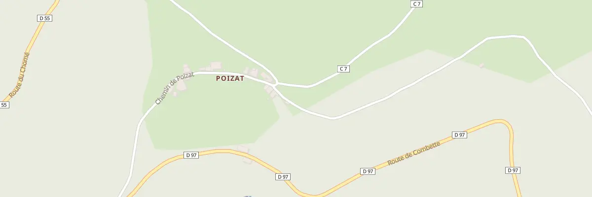 Plan du 5011 Le Poizat à Palogneux