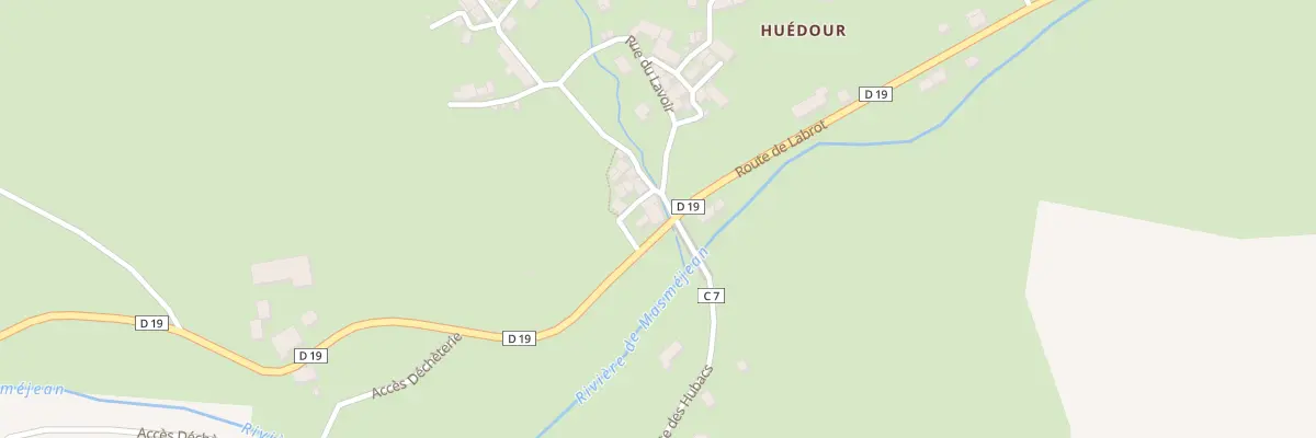 Plan du 5015 Huedour à Saint-Étienne-de-Lugdarès