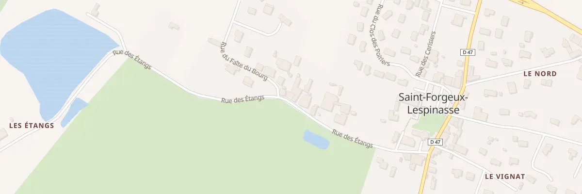 Plan du 264 Rue des Etangs à Saint-Forgeux-Lespinasse