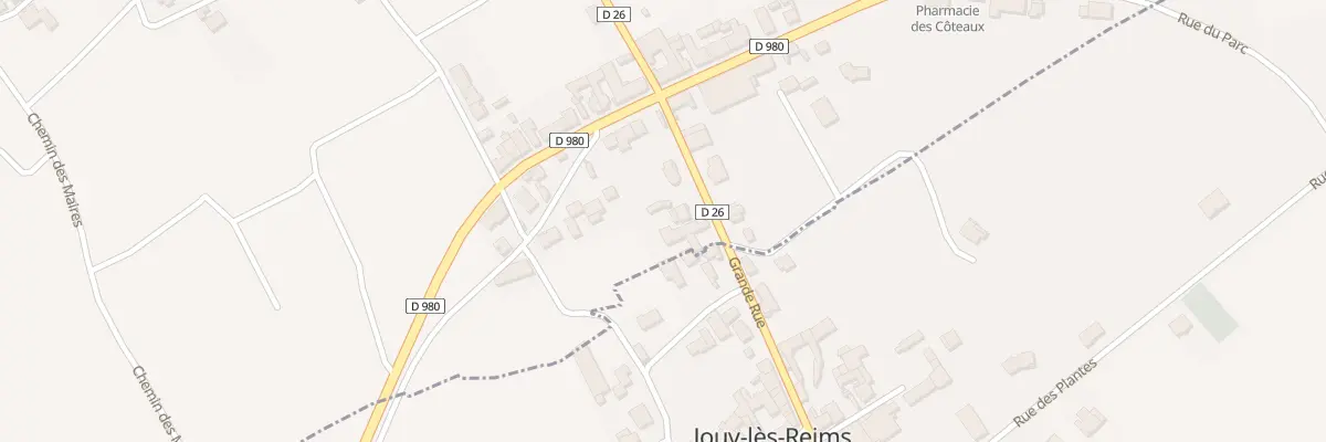 Plan du 4 Rue de Jouy à Pargny-lès-Reims