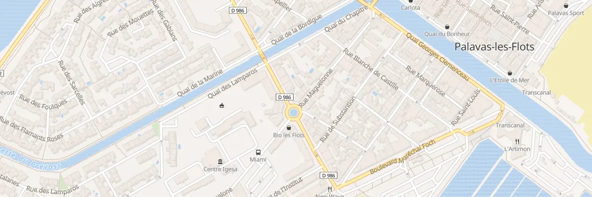 Plan du 50 Rue Maguelonne à Palavas-les-Flots