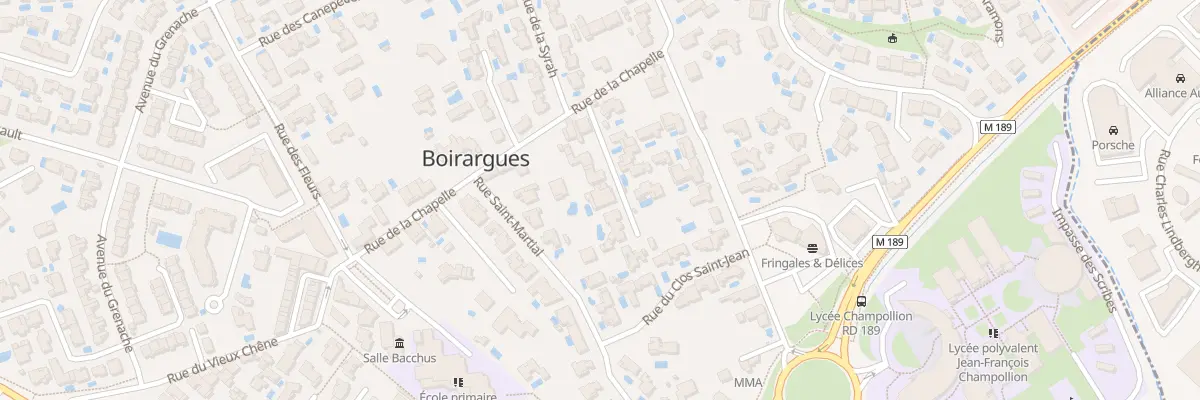 Plan du 239 Rue de la Chapelle à Lattes