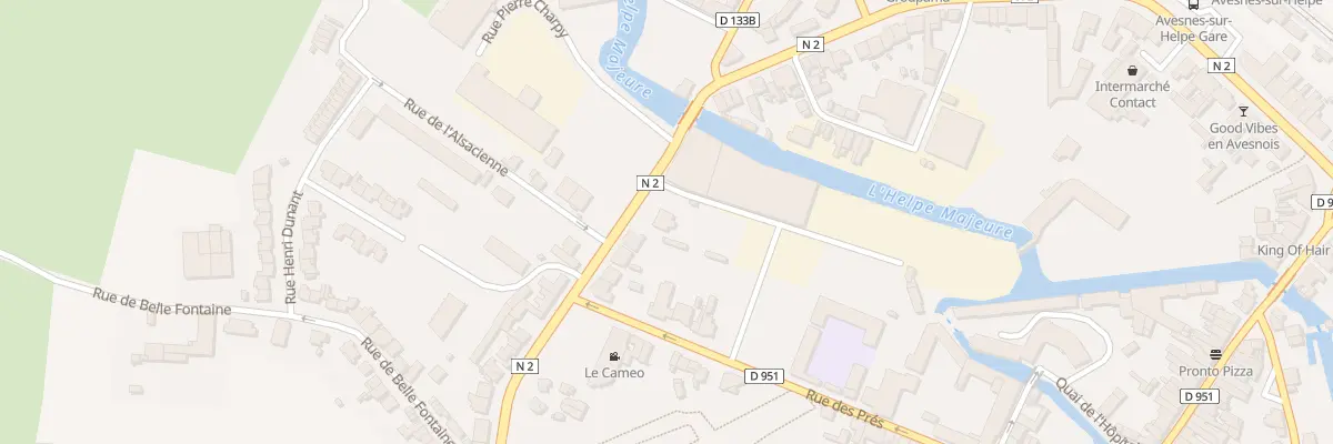 Plan du 100 Av du Pont Rouge à Avesnes-sur-Helpe