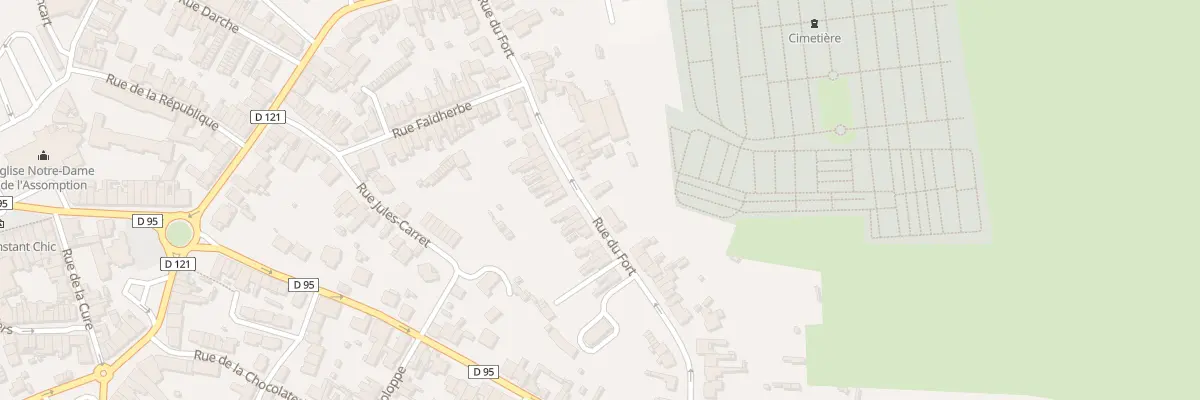 Plan du 59 Rue du Fort à Hautmont