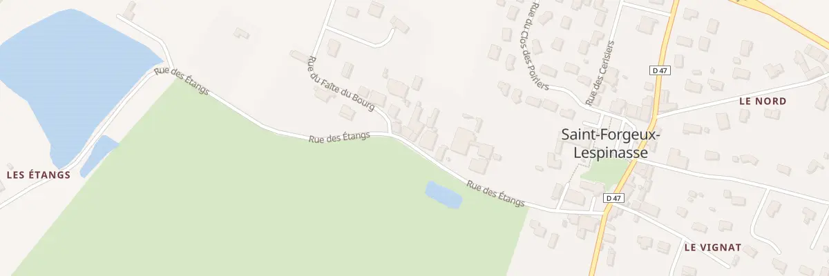 Plan du 252 Rue des Etangs à Saint-Forgeux-Lespinasse