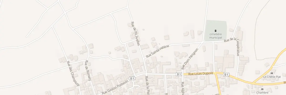 Plan du 74 Rue des Pics Avelles à Cumières