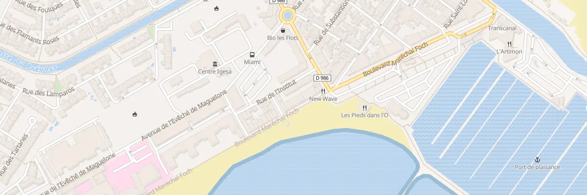 Plan du 11 Bd des Guilhems à Palavas-les-Flots