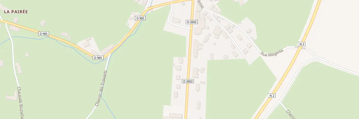 Plan du 4 Rue Maurice Hedon à Étrœungt