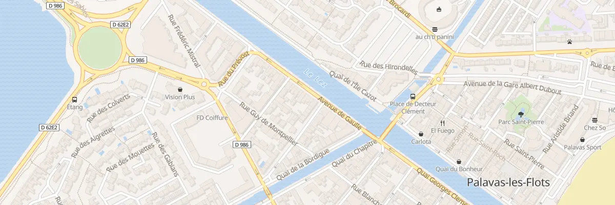 Plan du 7B Av Gal de Gaulle à Palavas-les-Flots