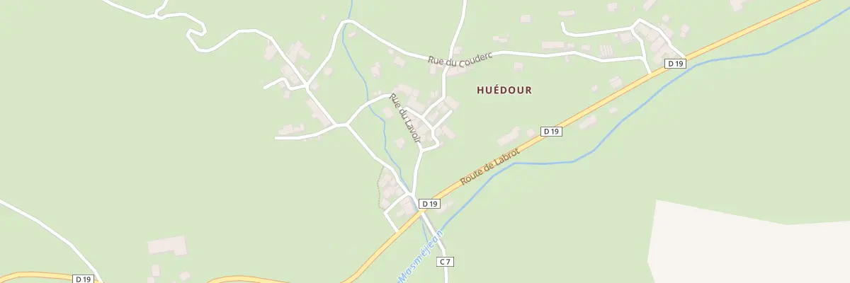 Plan du 5032 Huedour à Saint-Étienne-de-Lugdarès