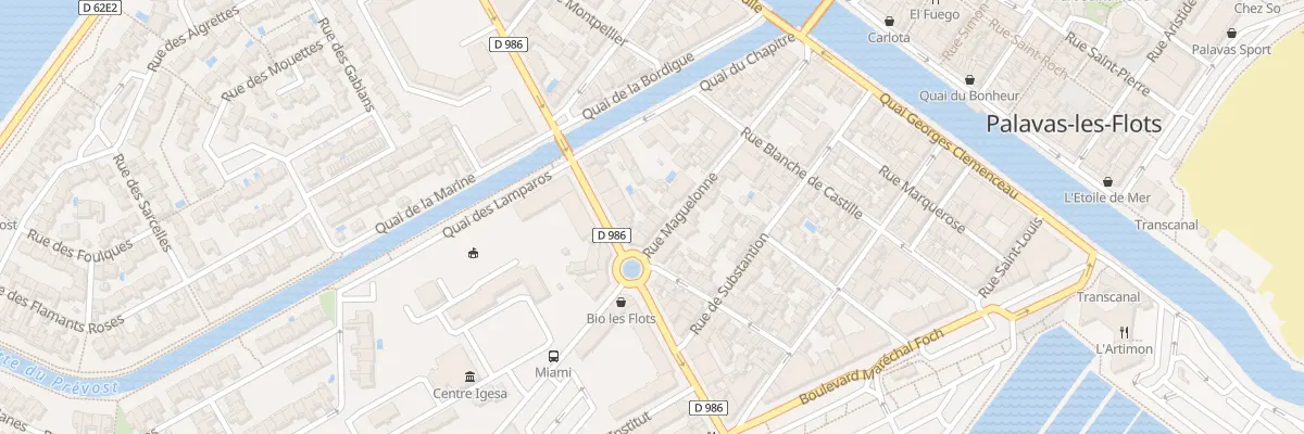 Plan du 44 Rue Maguelonne à Palavas-les-Flots