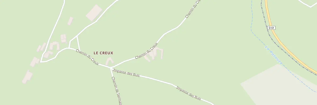 Plan du 433 Che du Creux à Luré