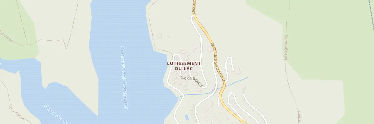 Plan du 5088 Le Lac à Pourcharesses