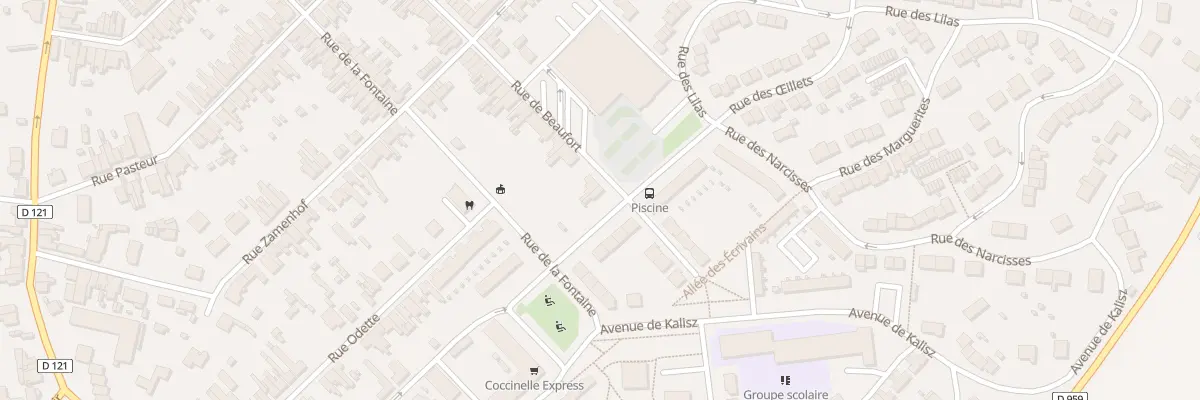 Plan du 126 Rue Beaufort à Hautmont