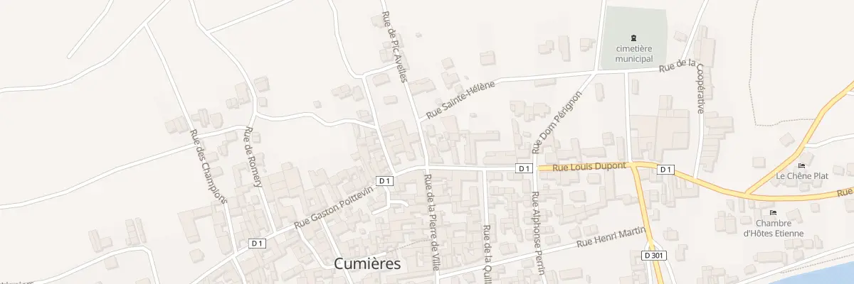 Plan du 8 Rue des Pics Avelles à Cumières