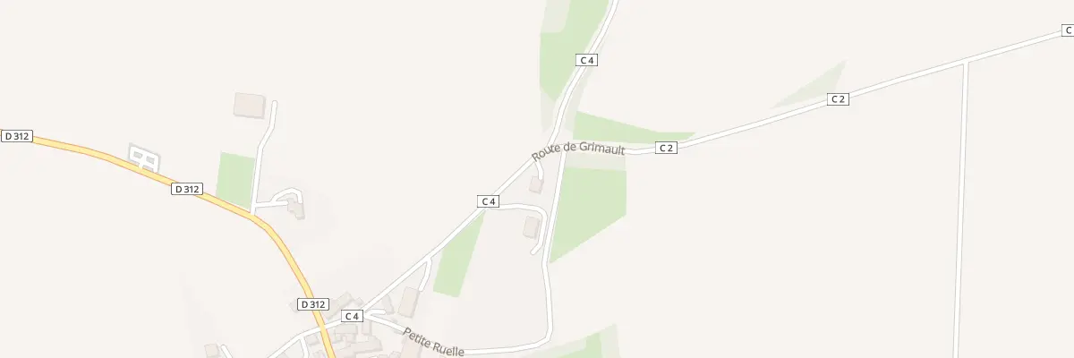Plan du 12 Rte de Grimault à Grimault