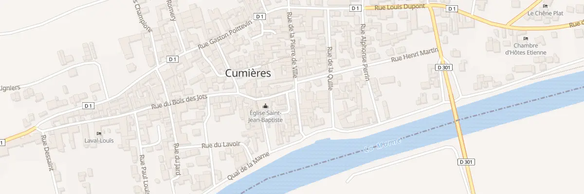Plan du 7 Rue St Jean à Cumières