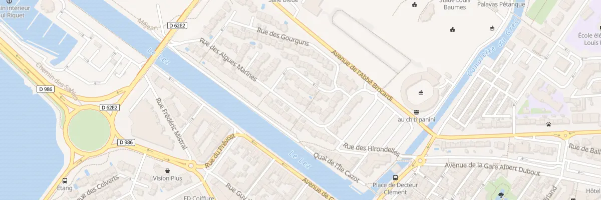 Plan du 22 Rue des Algues Marines à Palavas-les-Flots