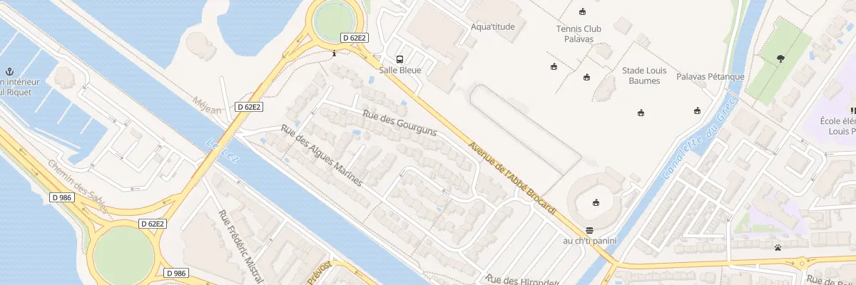 Plan du 13 Rue des Gourguns à Palavas-les-Flots