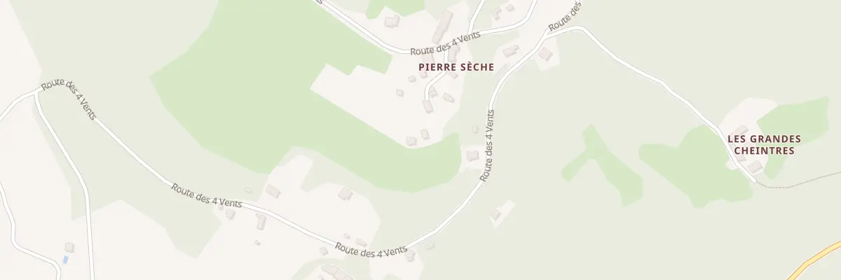 Plan du 194 Derriere Pierre Sèche à Chaumard