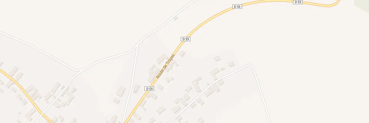 Plan du 22 Rte de Troyes à Vauchassis
