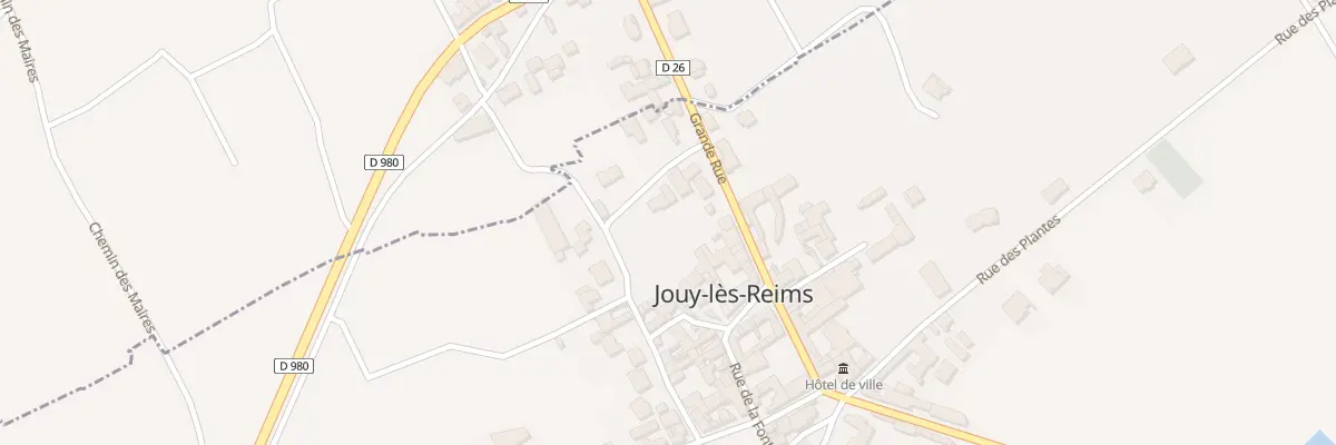 Plan du 22 Rue des Jaurielles à Jouy-lès-Reims