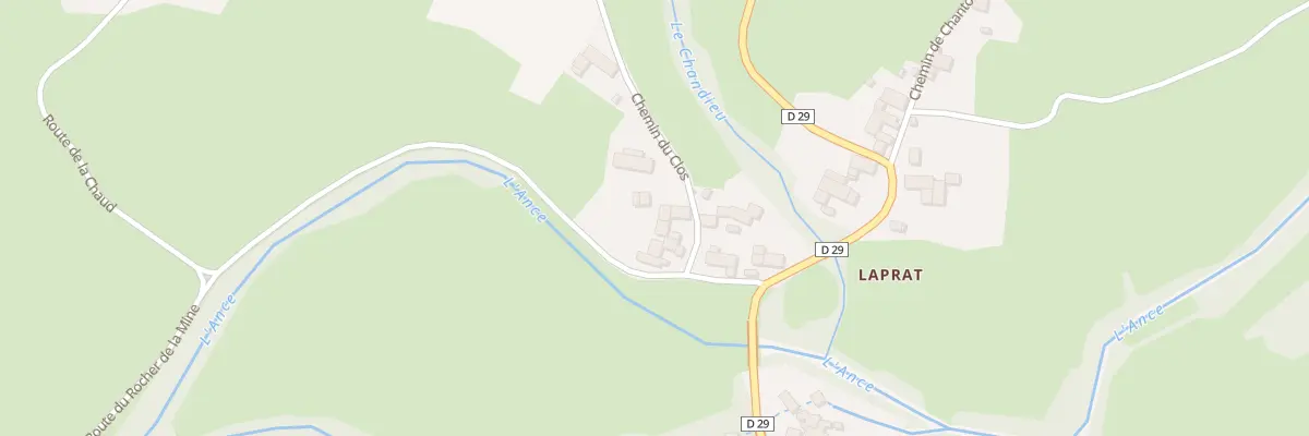 Plan du 5129 Laprat à Saint-Julien-d’Ance